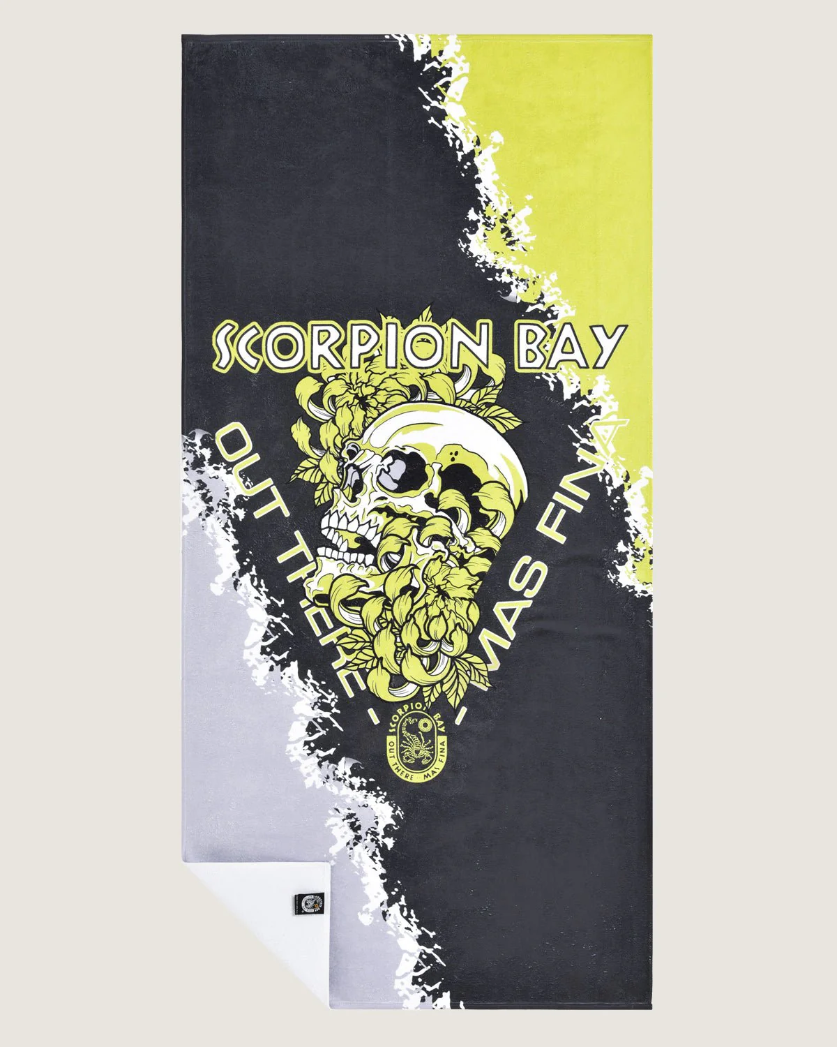 Telo Mare Stampa "Skull & Roses"