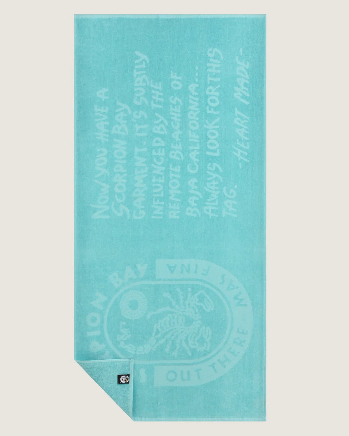 Telo mare jacquard "Heart Made"