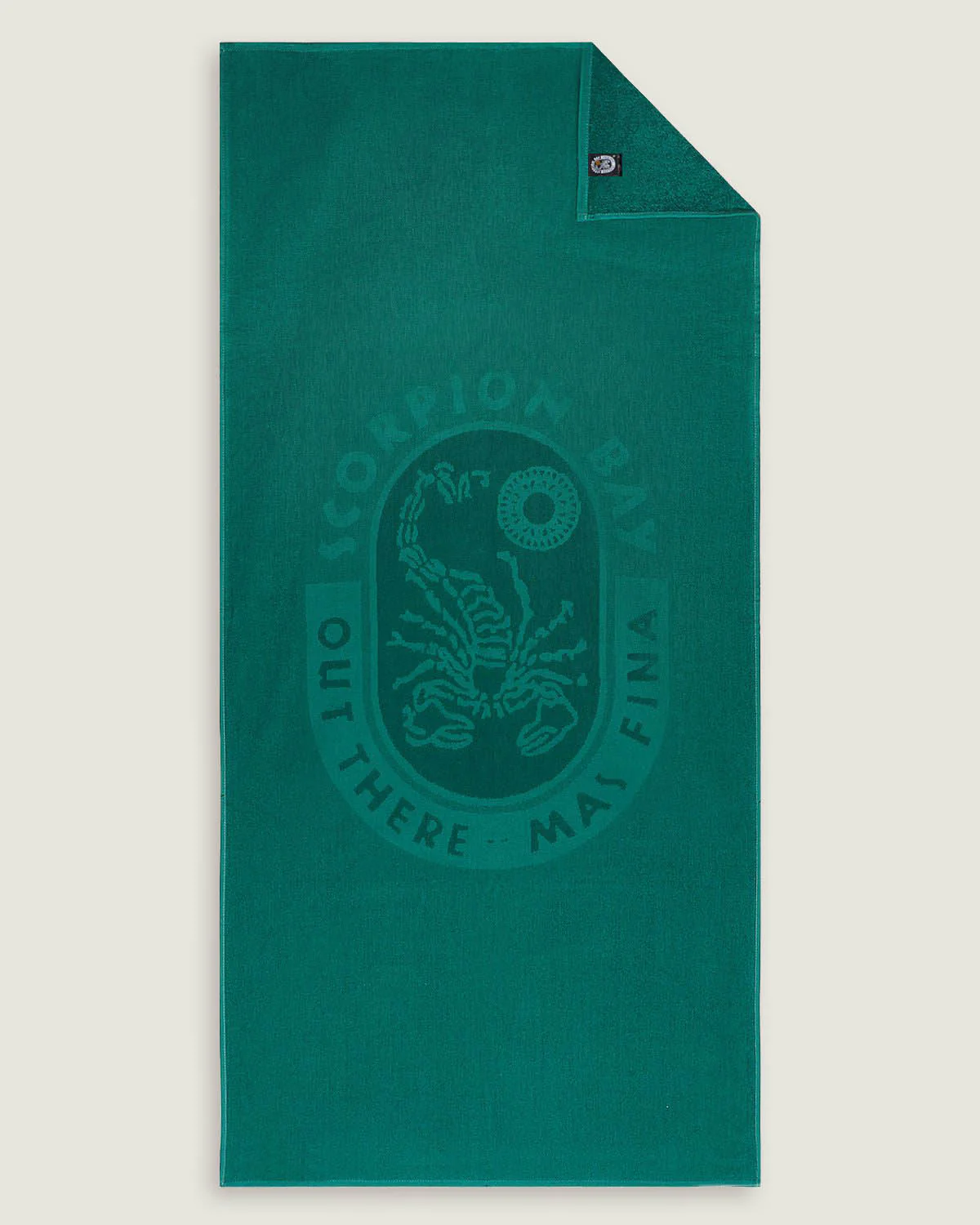 Telo Mare "Logo Jacquard" Color Smeraldo