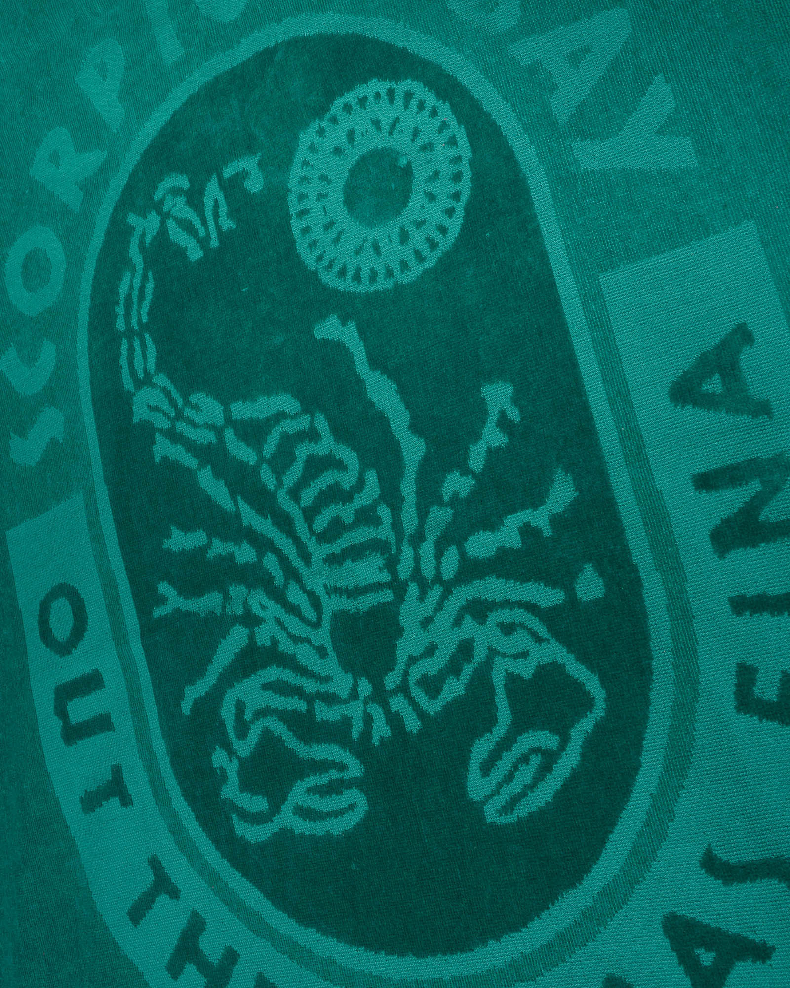 Telo Mare "Logo Jacquard" Color Smeraldo - Image 3