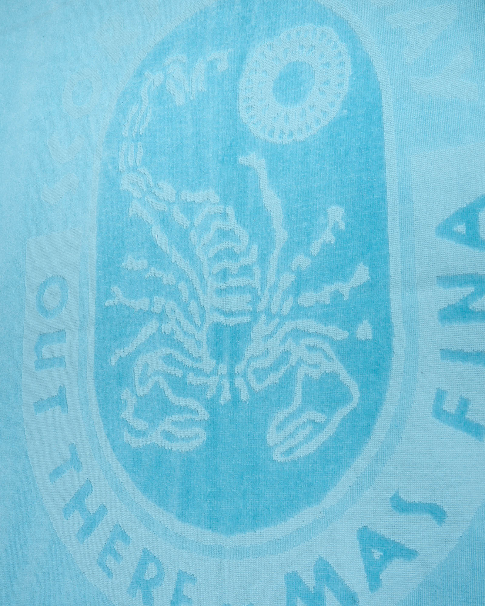 Telo Mare "Logo Jacquard" Color Avio - Image 3
