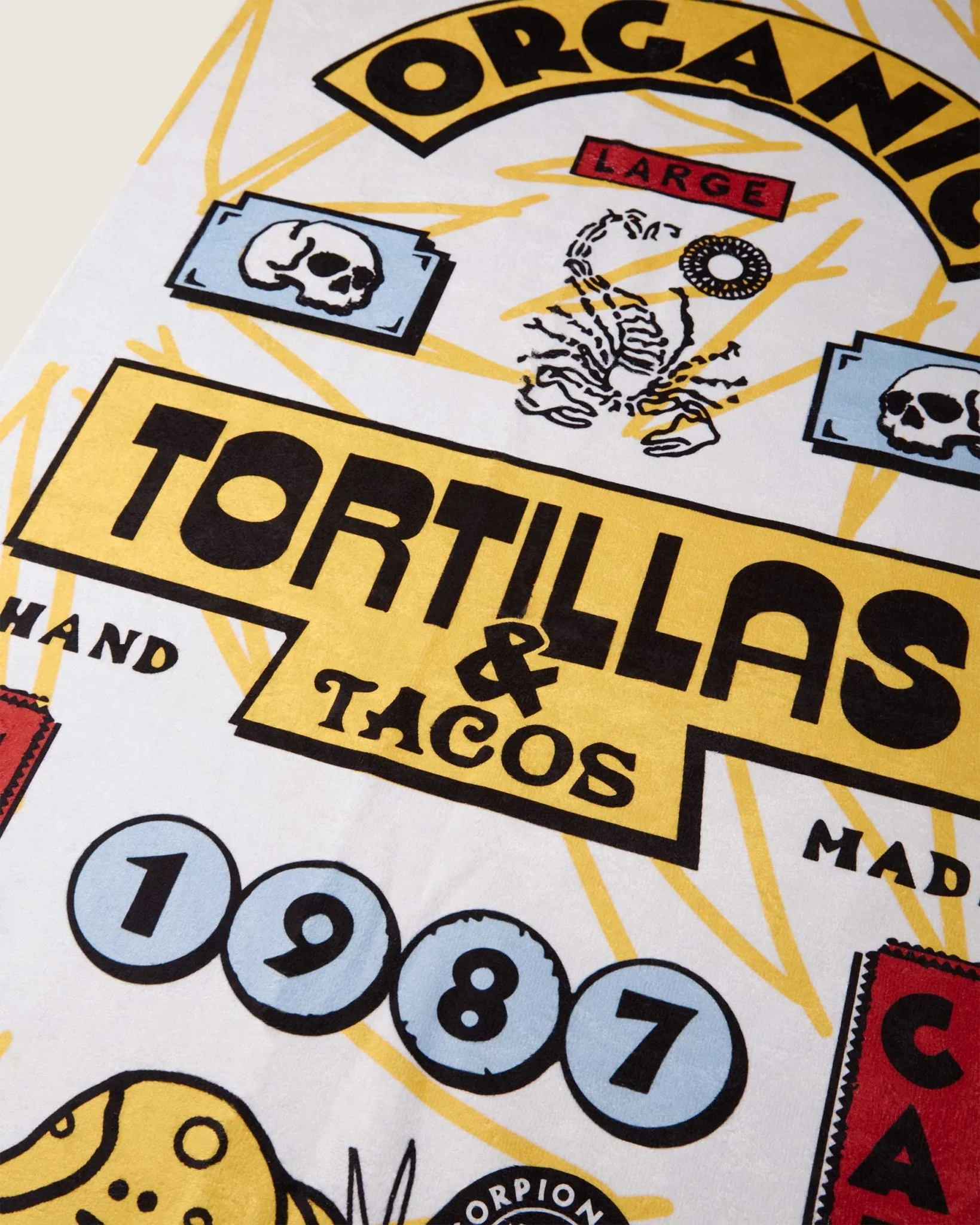 Telo mare stampato "Tortillas & Tacos" - Image 3