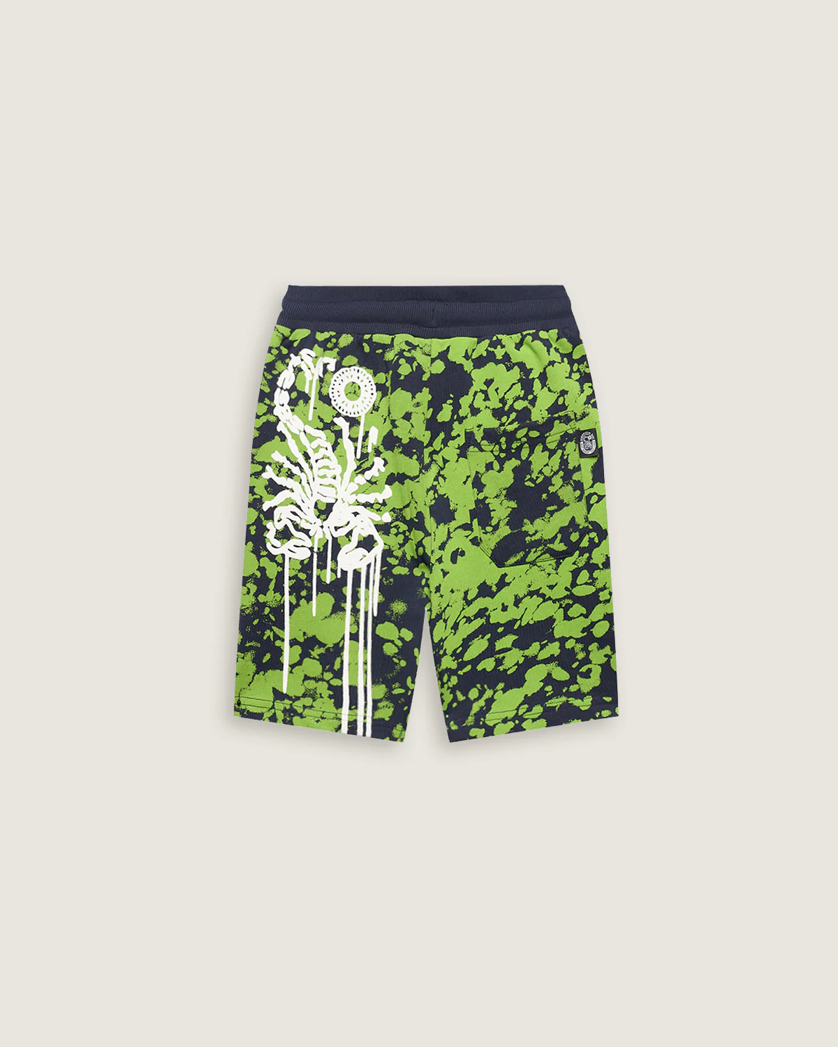 Bambino | Bermuda In Felpa "Scorpion Spray" Color Blu - Image 2