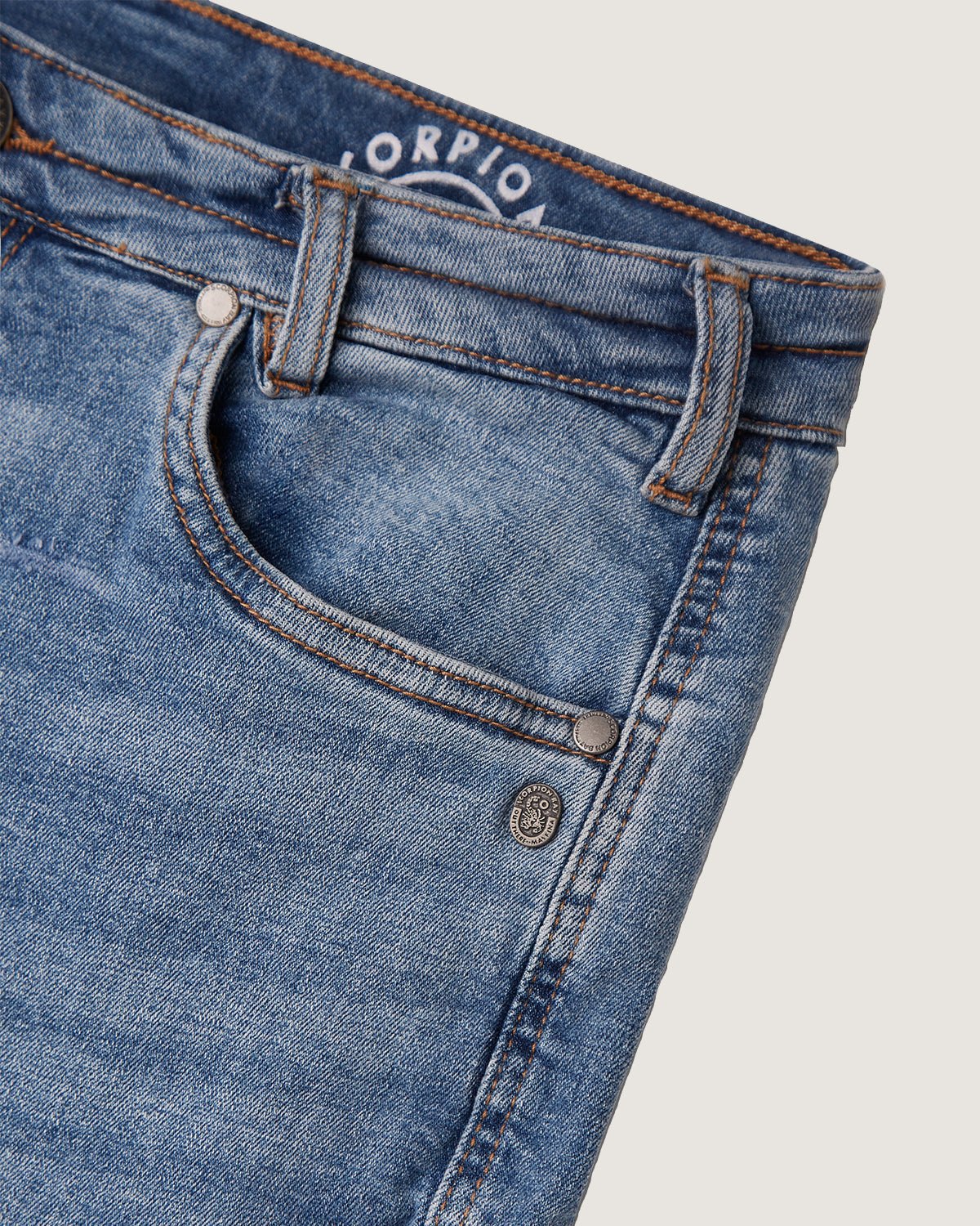 Bermuda cargo in denim  bambino - Image 3