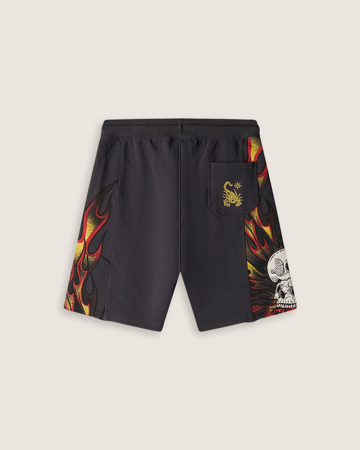 Bermuda in felpa bambino "Skulls on fire" bambino - Image 2