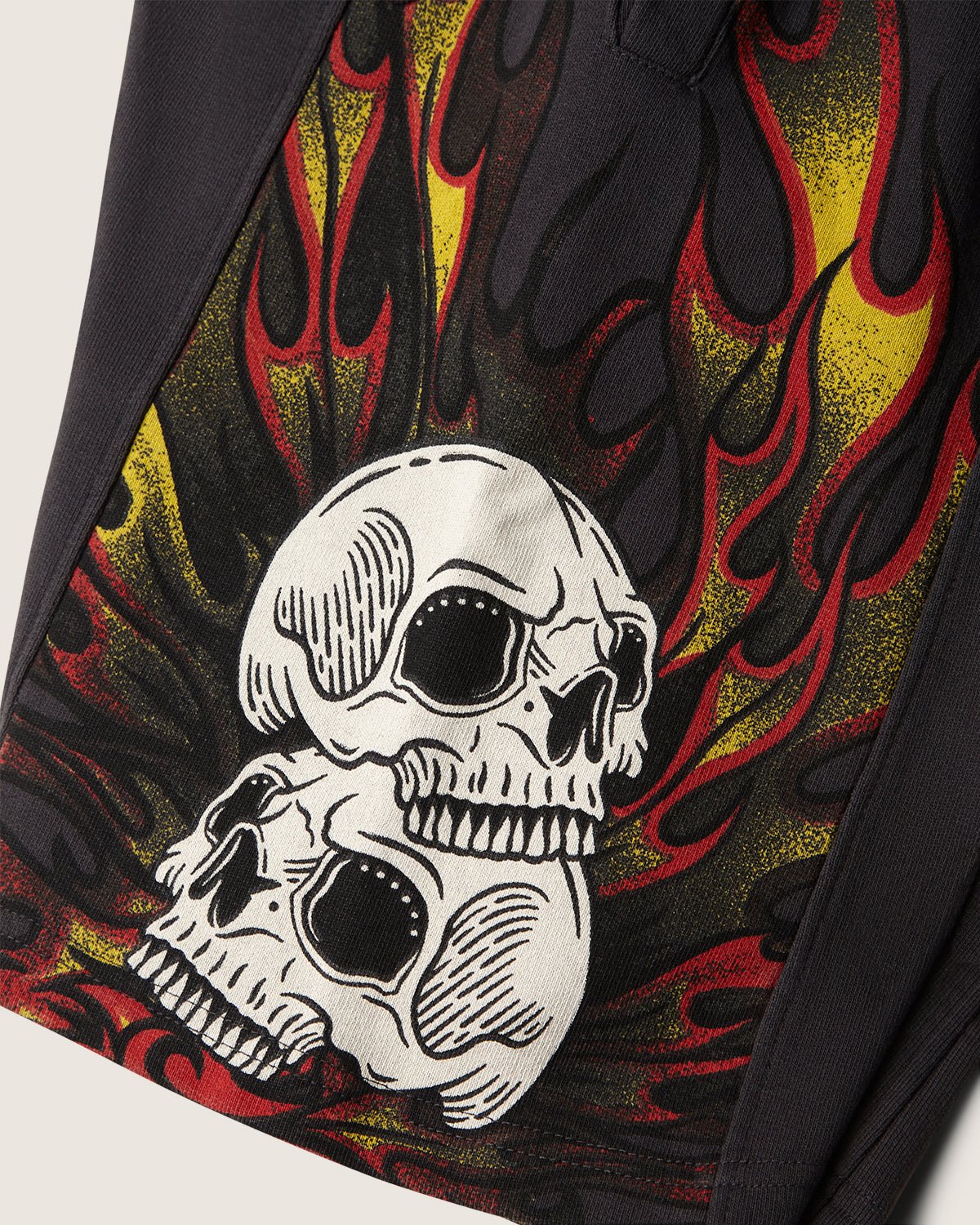 Bermuda in felpa bambino "Skulls on fire" bambino - Image 3