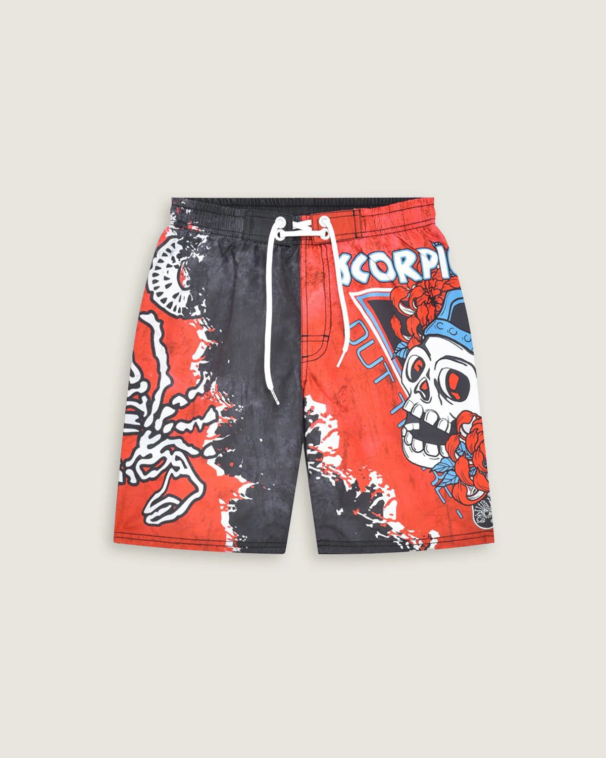 Costume jam stampato all over "Skull Of Surf" bambino
