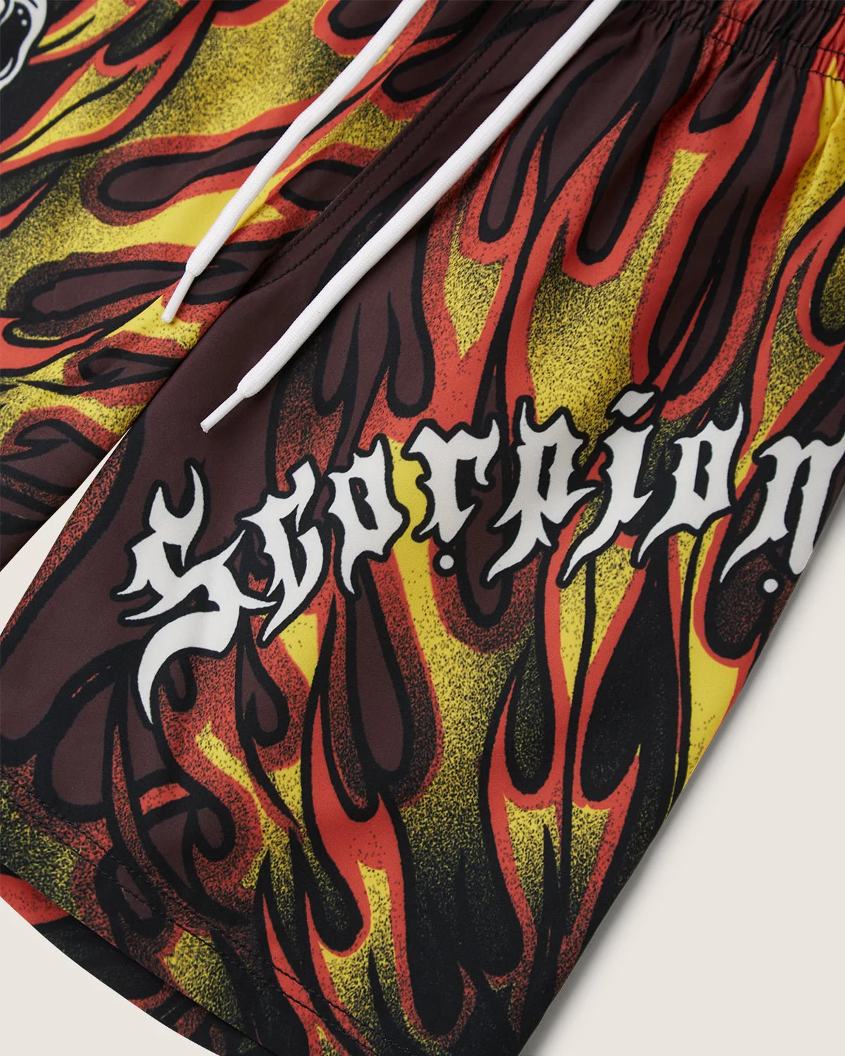 Costume jam con stampa "Skulls on fire" bambino - Image 3