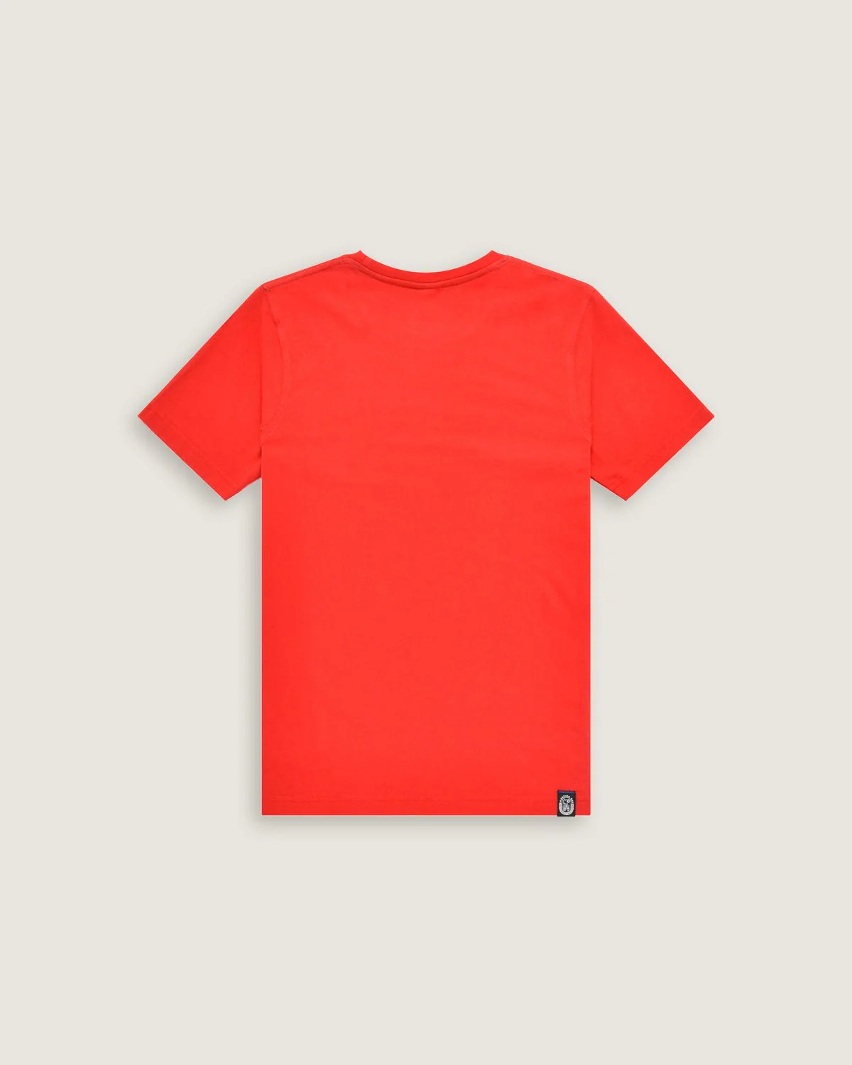 Bambino | T-Shirt 100% Cotone Rossa Con Stampa "Beach Robo Skull" - Image 2