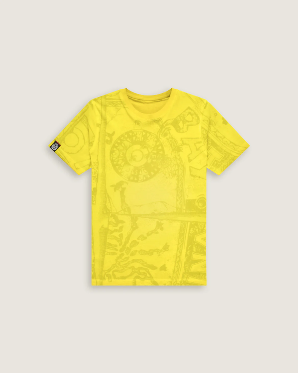 Bambino | T-Shirt Doubleface "Quarter Logo" Color Verde Acido