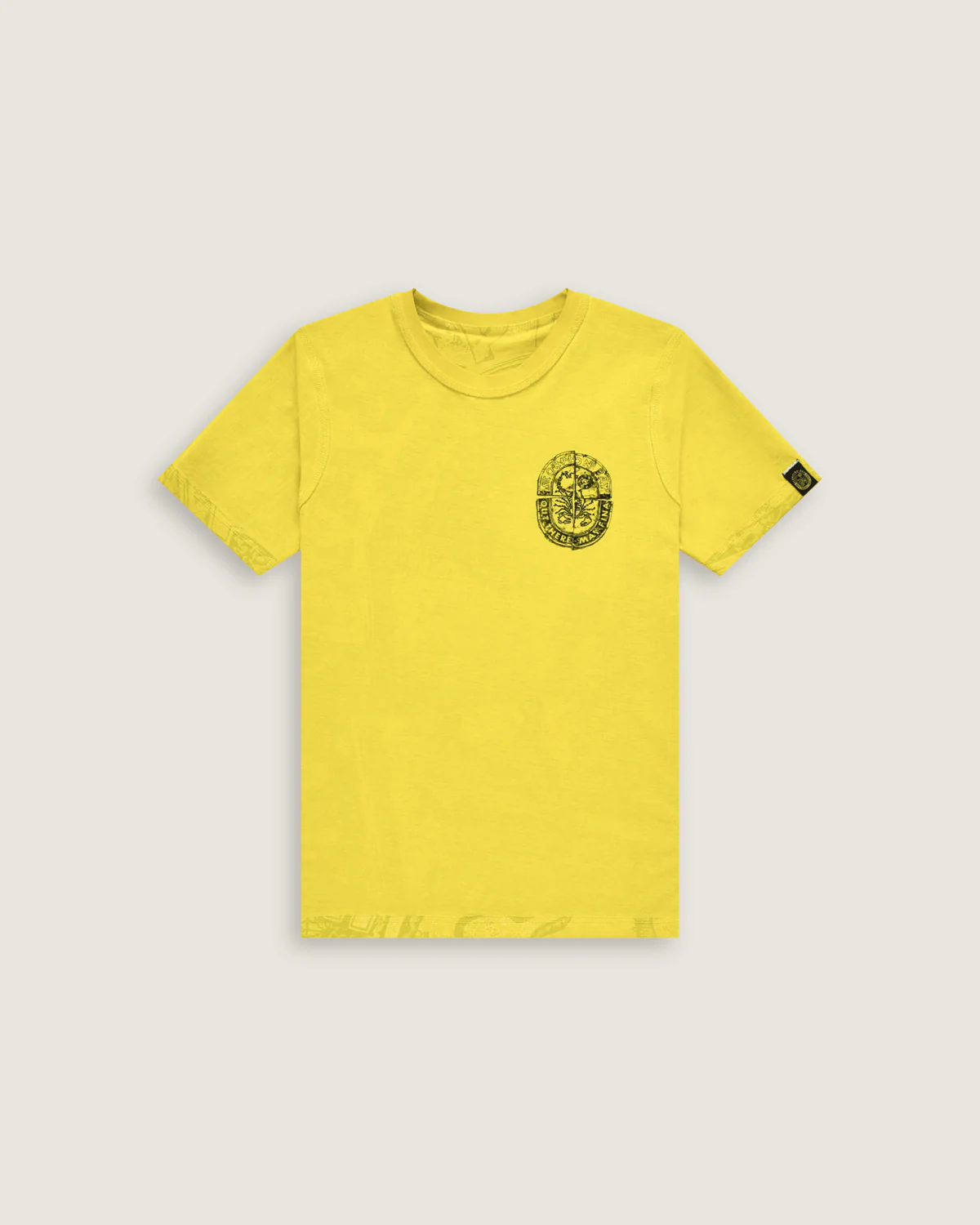 Bambino | T-Shirt Doubleface "Quarter Logo" Color Verde Acido - Image 2