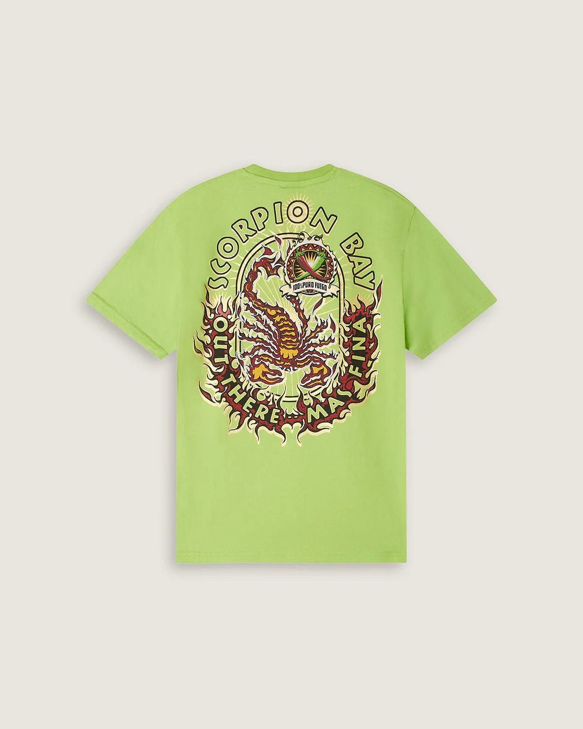 T-shirt stampata "Logo Y Fuego" bambino