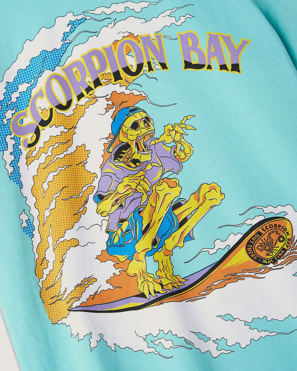 T-shirt stampata "Ride The Wave" bambino - Image 3