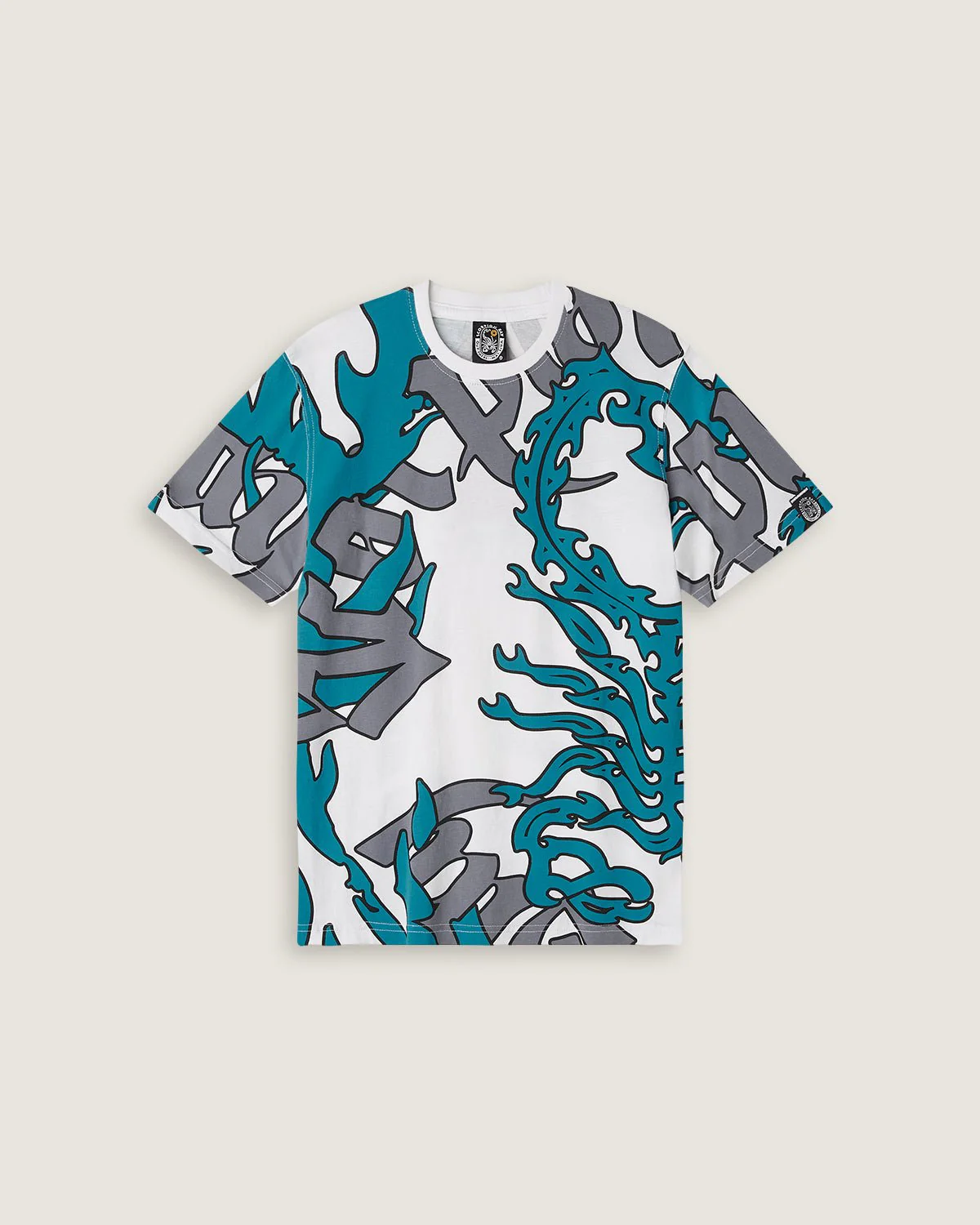 T-shirt stampata all over "Gothic Lettering" bambino