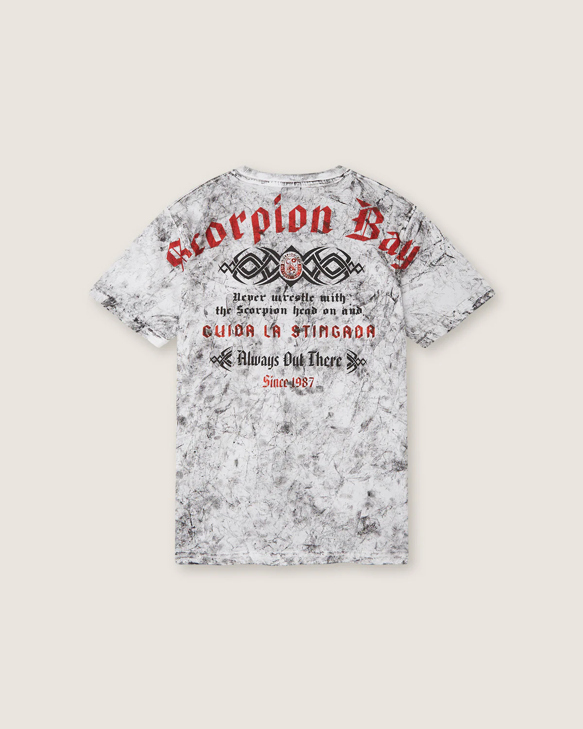 T-shirt stampata "Cuida la stingada" bambino