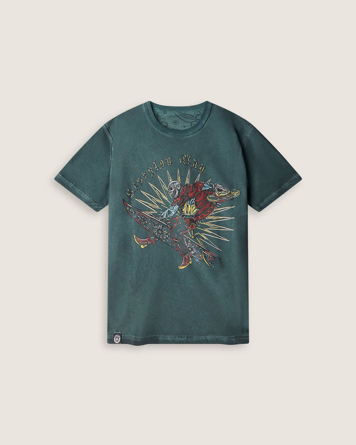 T-shirt stampata all over "Surf Rodeo" bambino