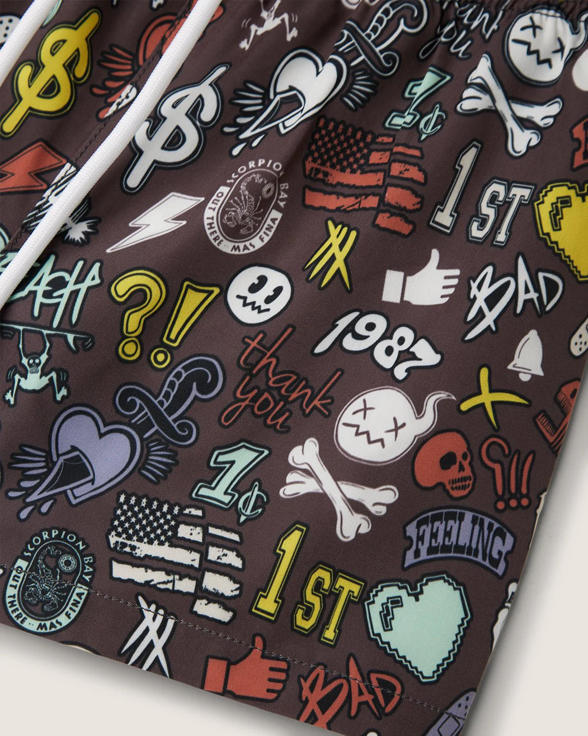 Costume volley con stampa "Stickers" bambino - Image 3