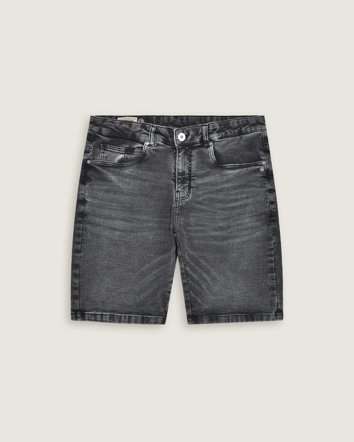 Bermuda in denim elasticizzato uomo