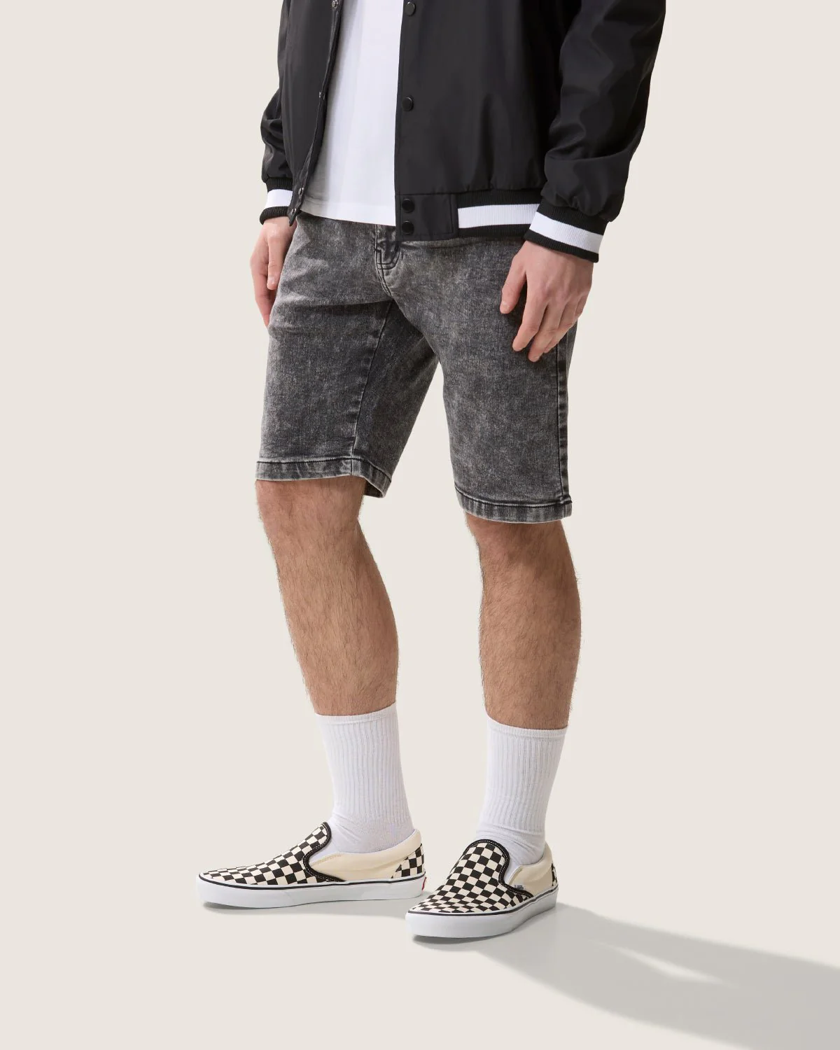 Bermuda in denim elasticizzato uomo - Image 2