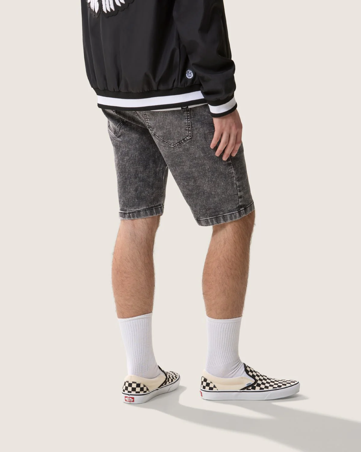 Bermuda in denim elasticizzato uomo - Image 4