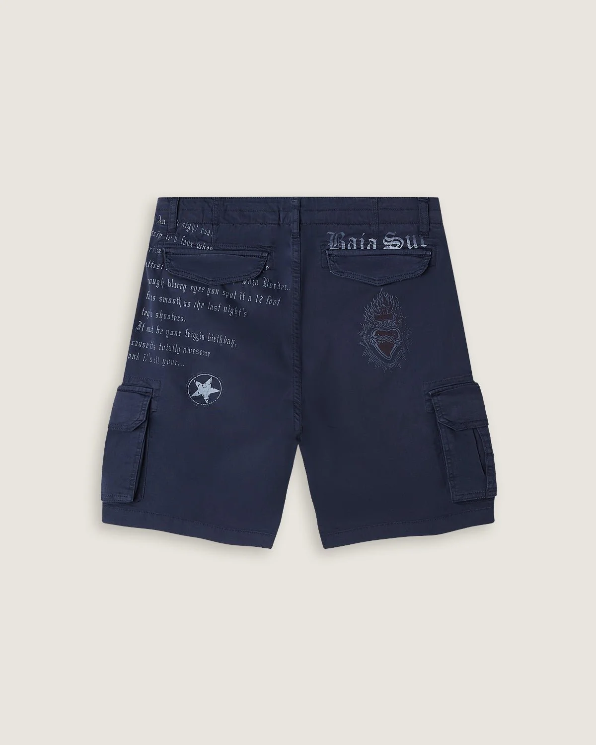 Bermuda cargo multitasca "Tattoo All Over" uomo - Image 3