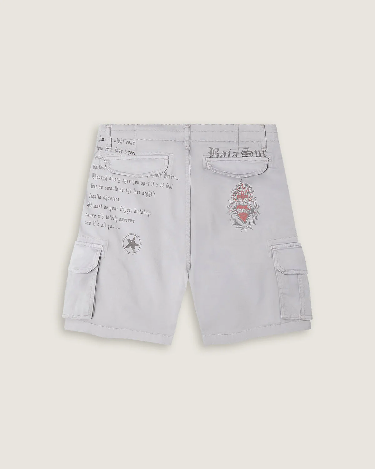Bermuda cargo multitasca "Tattoo All Over" uomo - Image 3