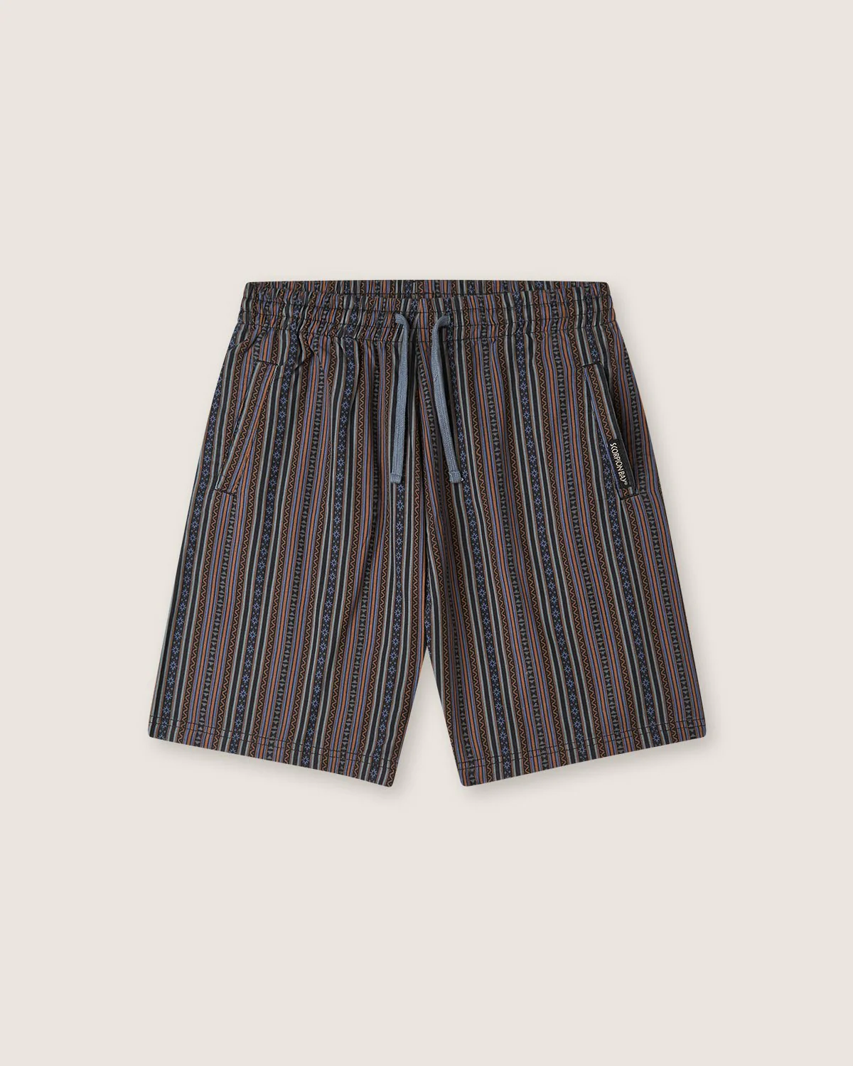 Bermuda in misto lino "Stripes Mariachi" uomo