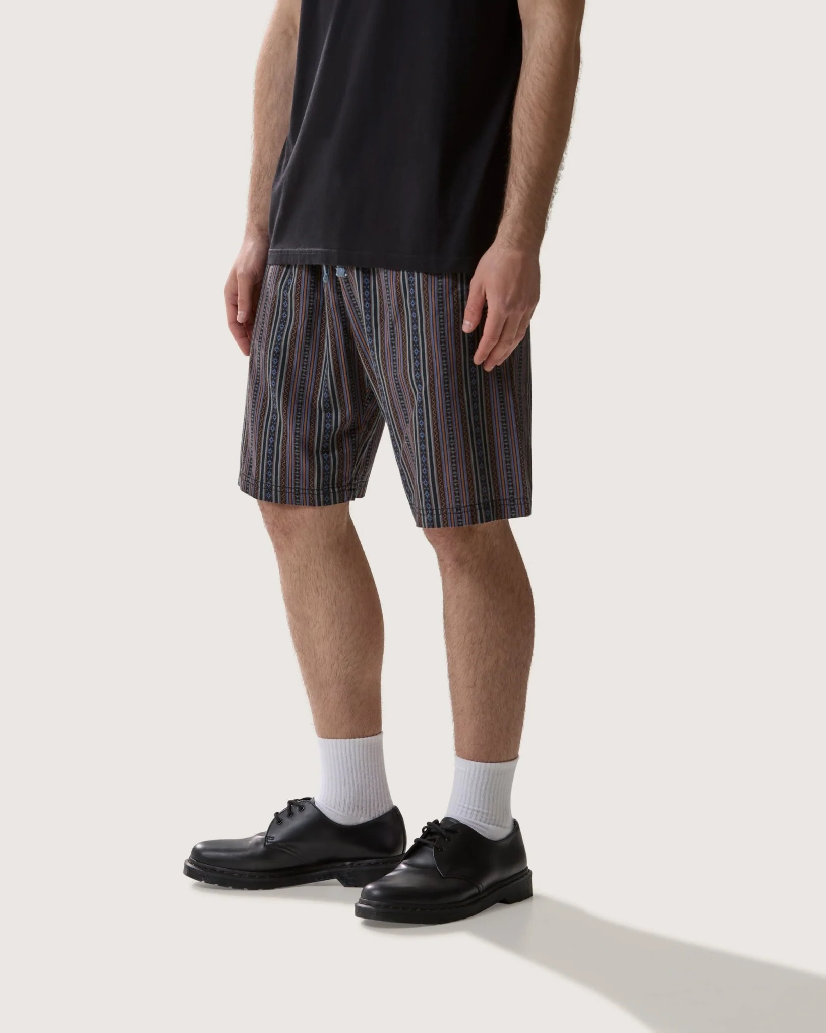 Bermuda in misto lino "Stripes Mariachi" uomo - Image 2