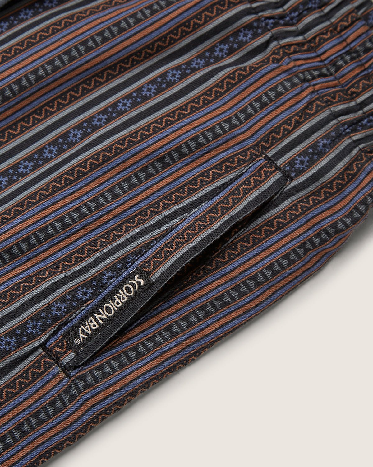 Bermuda in misto lino "Stripes Mariachi" uomo - Image 5