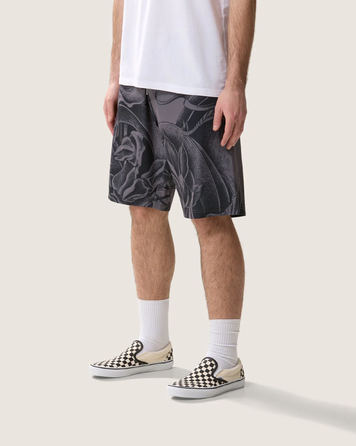 Costume board short stampato all over "Snake & Flowers" uomo - Image 2