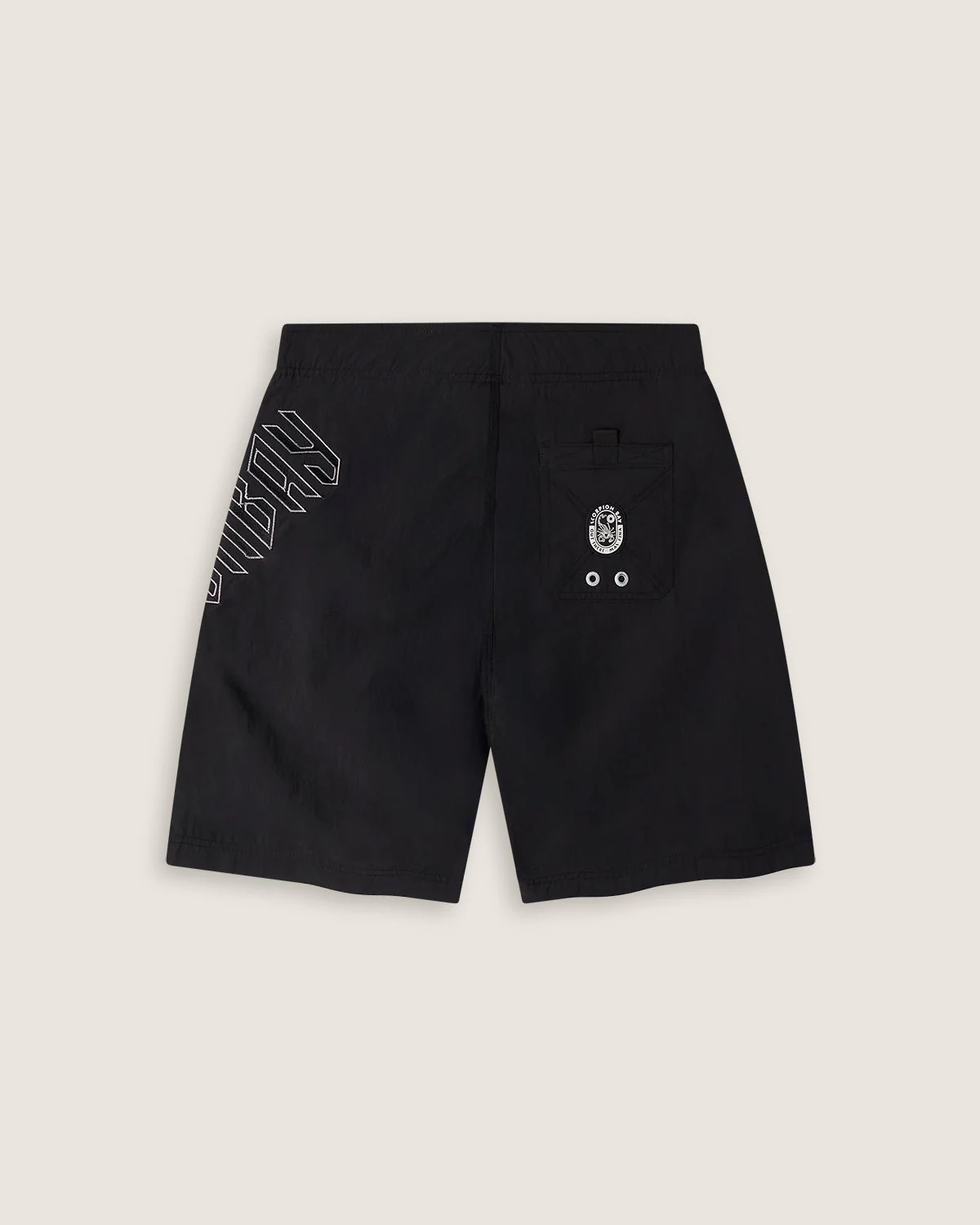 Costume board short stampato "Gothic Lettering" uomo - Image 3