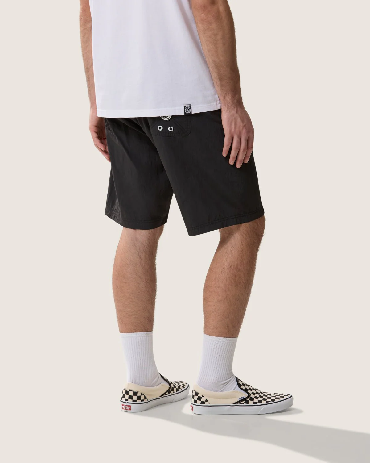 Costume board short stampato "Gothic Lettering" uomo - Image 4