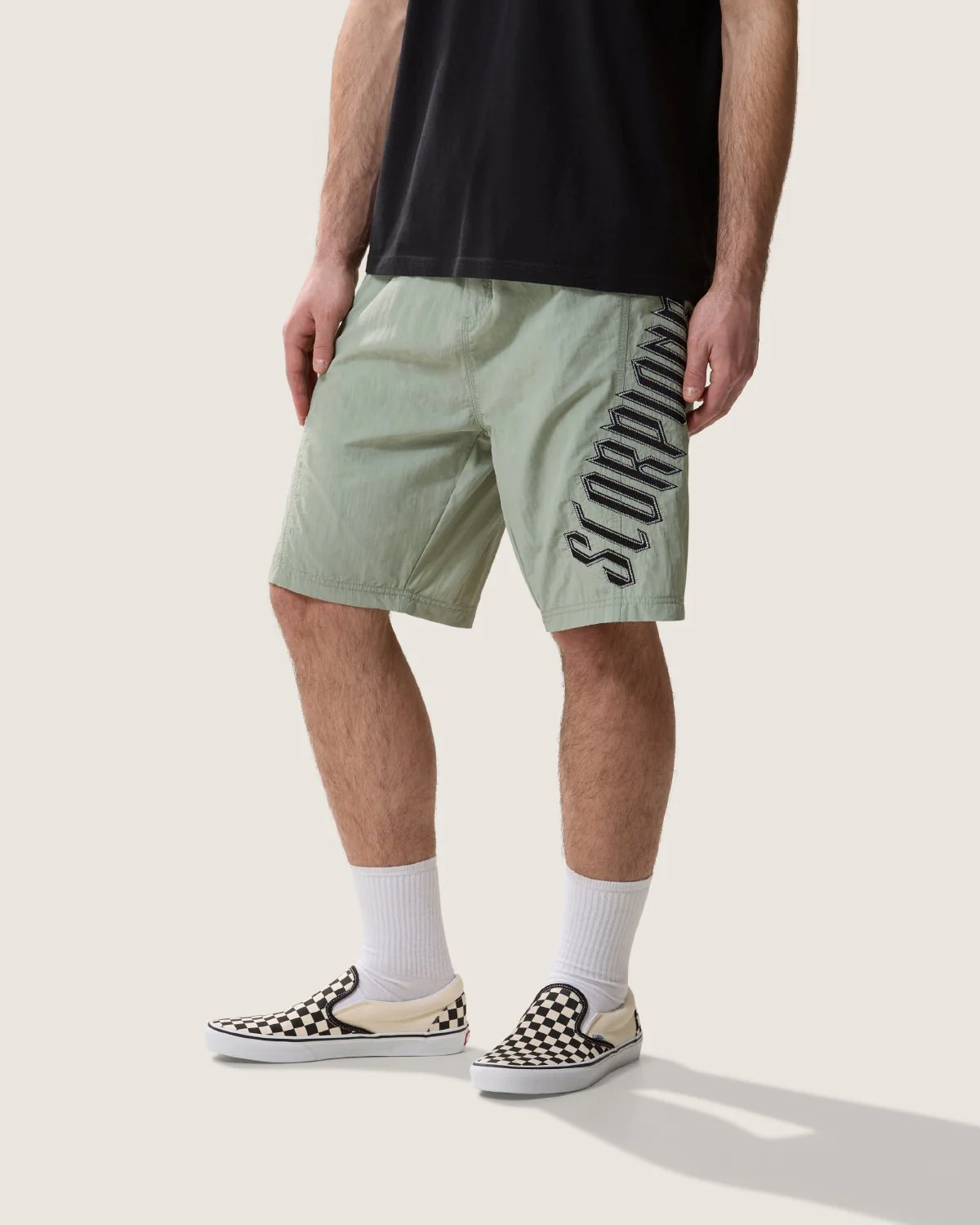 Costume board short stampato "Gothic Lettering"  uomo - Image 2