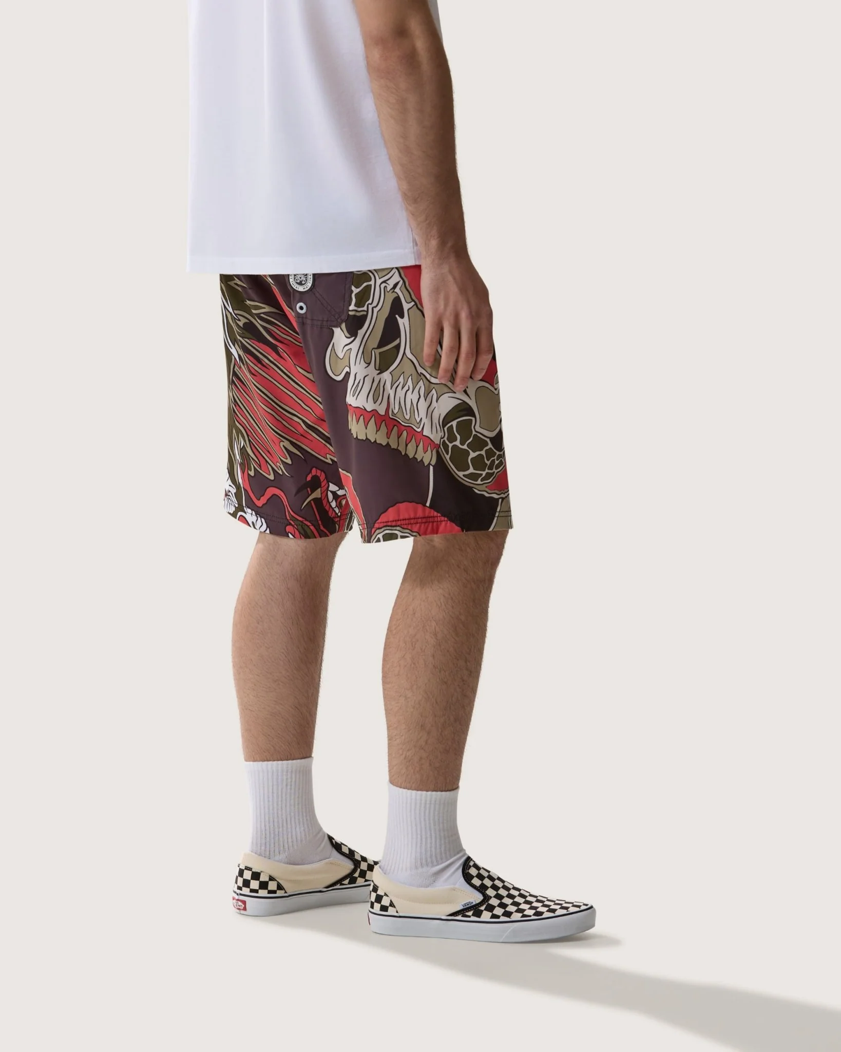 Costume board short stampato "Hasta 1987" uomo - Image 4