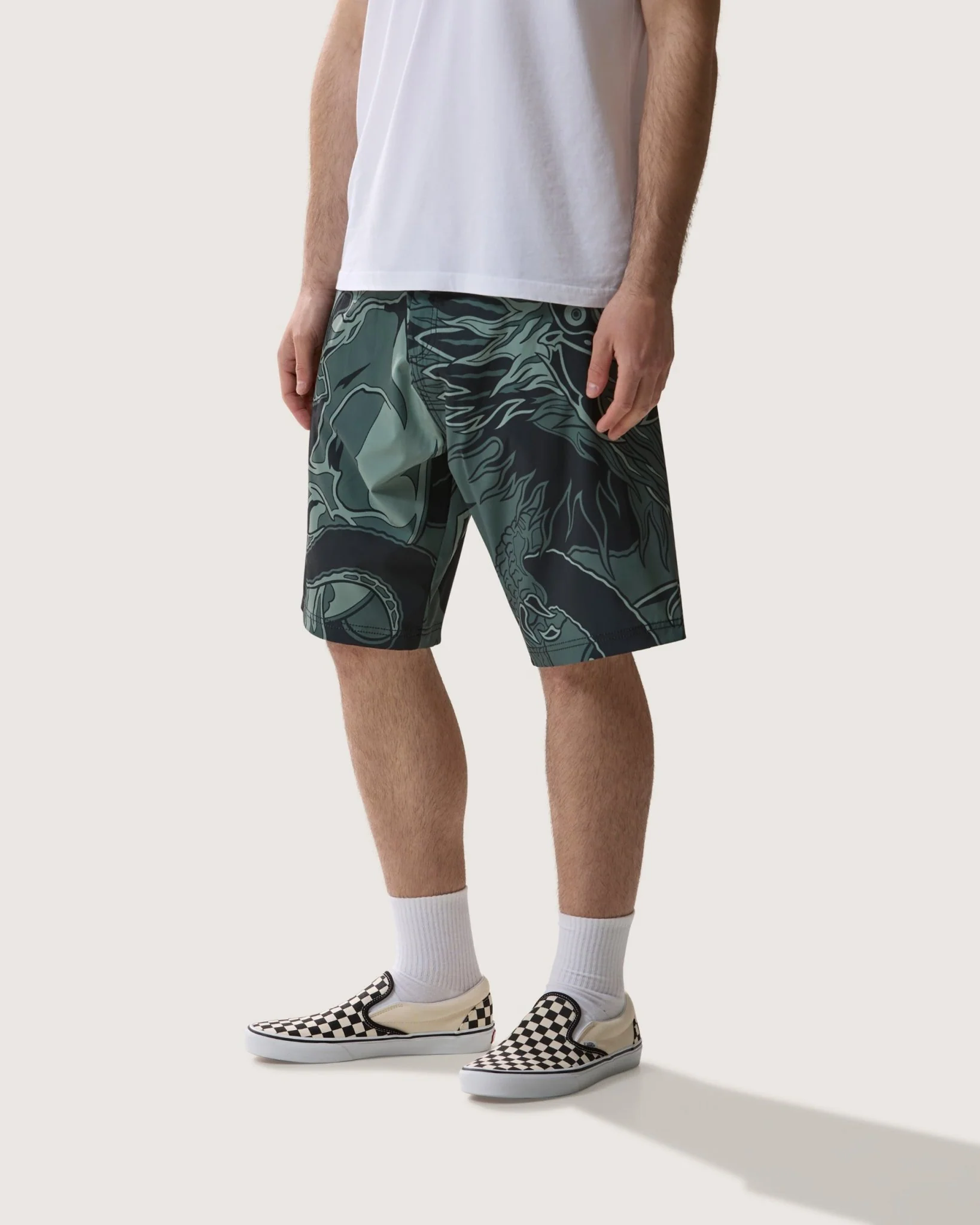 Costume board short stampato "Hasta 1987" uomo - Image 2