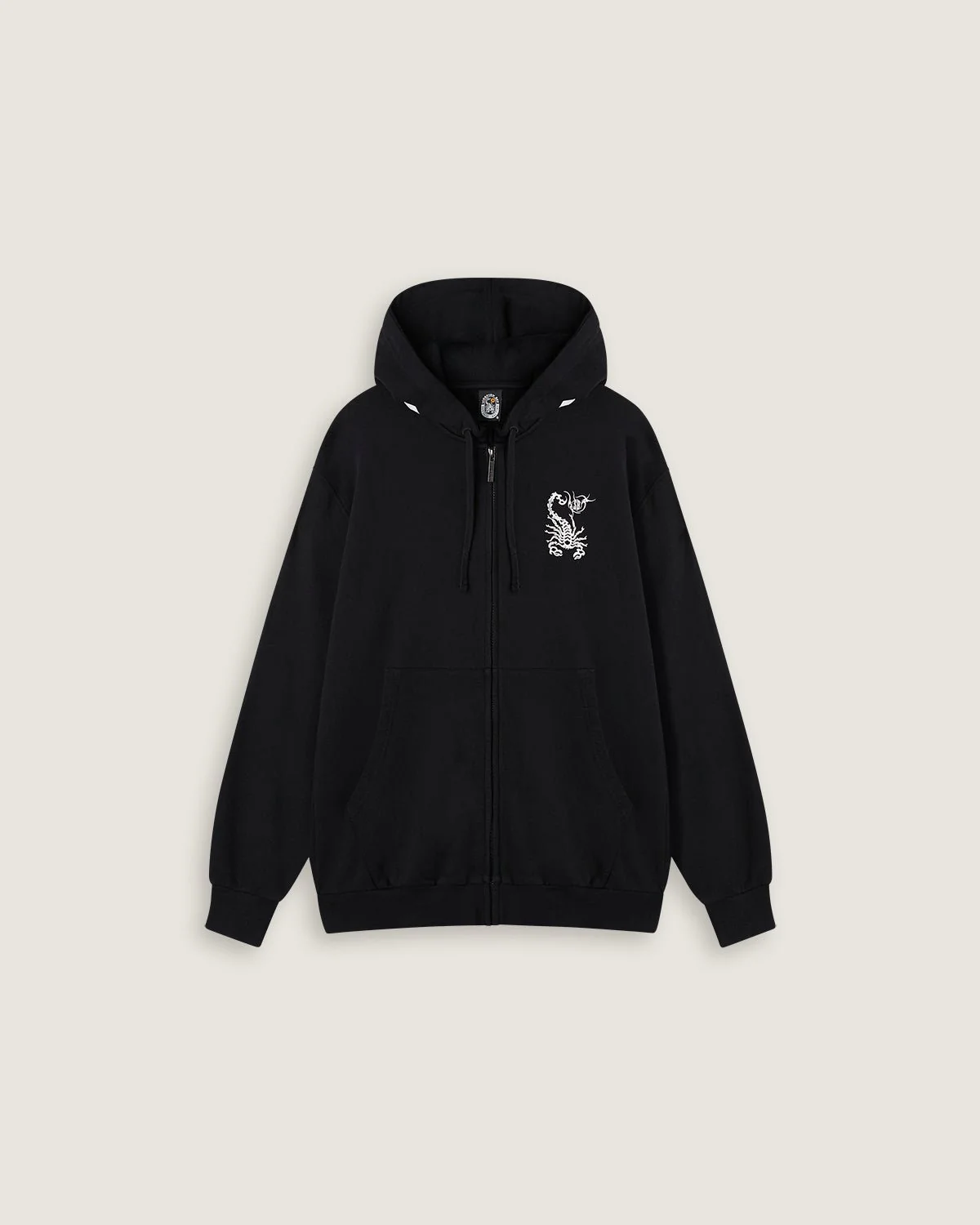 Felpa con cappuccio e zip "Gothic Lettering" uomo
