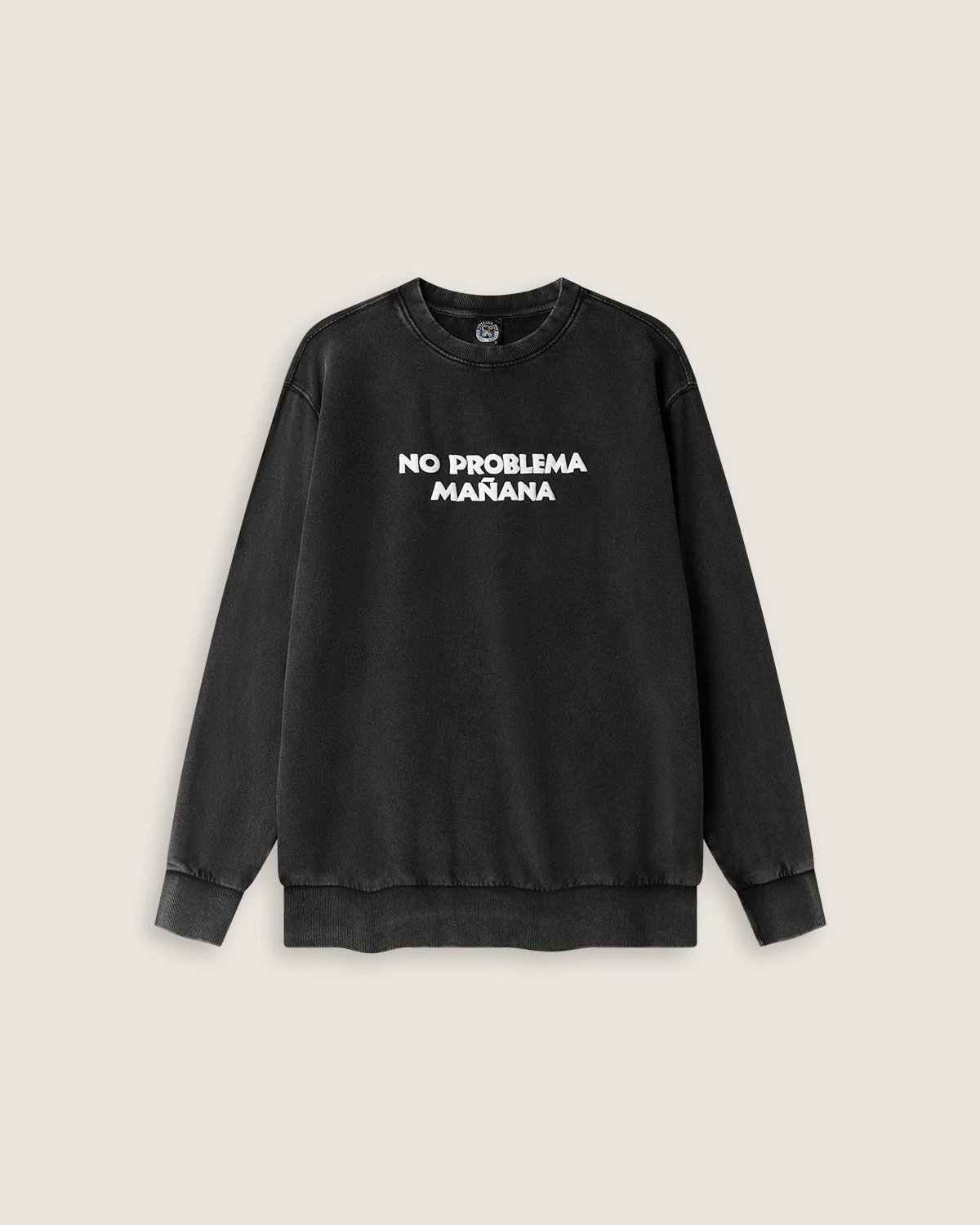 Felpa girocollo "No Problema Manana" uomo