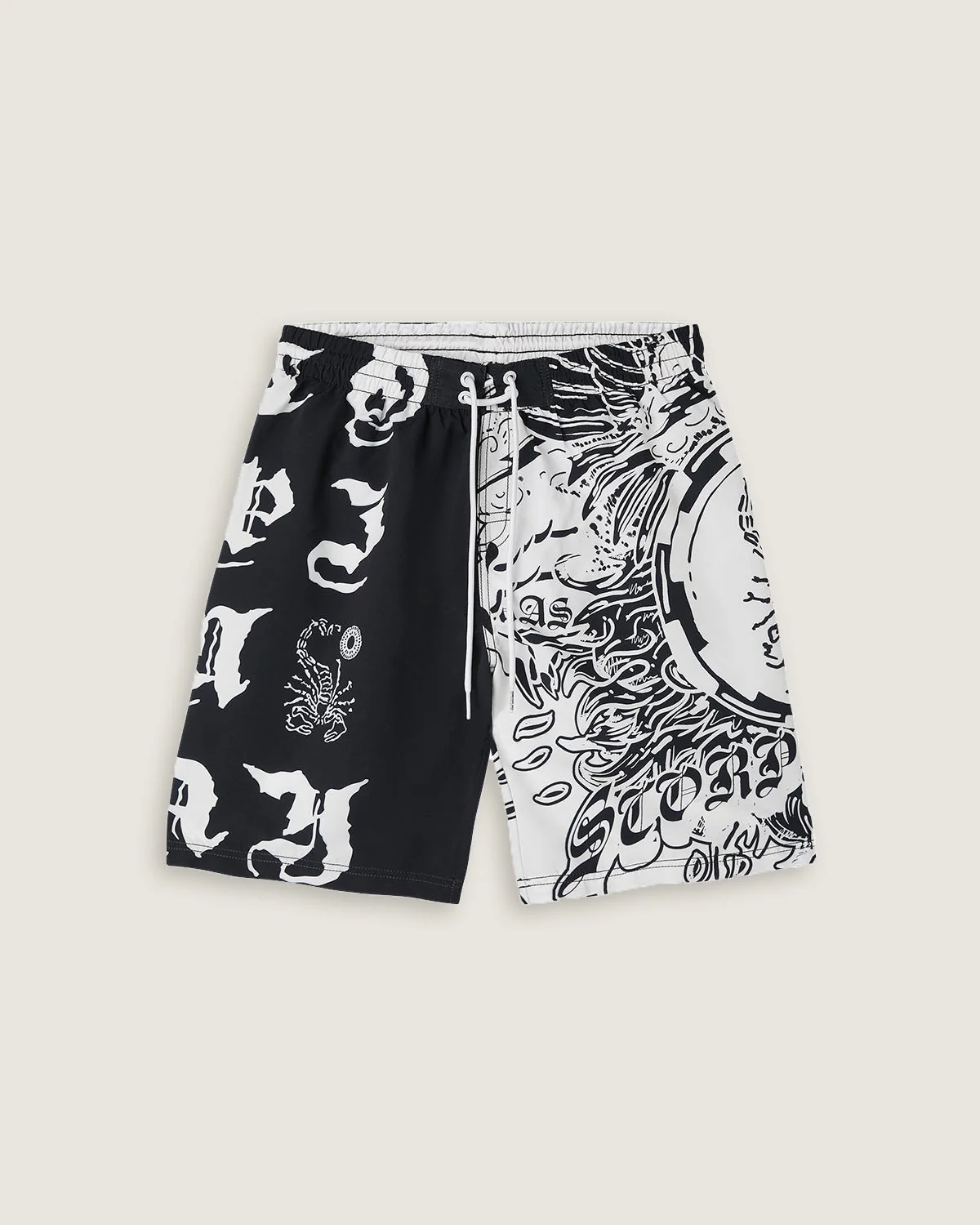 Costume jam con stampa all over "Oniric Skull" uomo