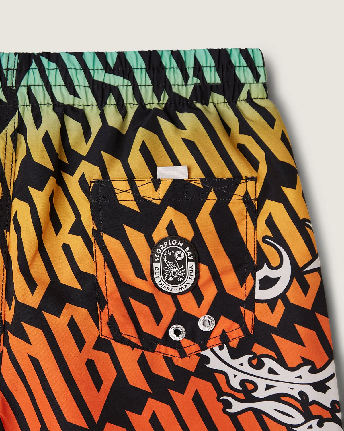 Costume jam con stampa all over "Gothic lettering" uomo - Image 3