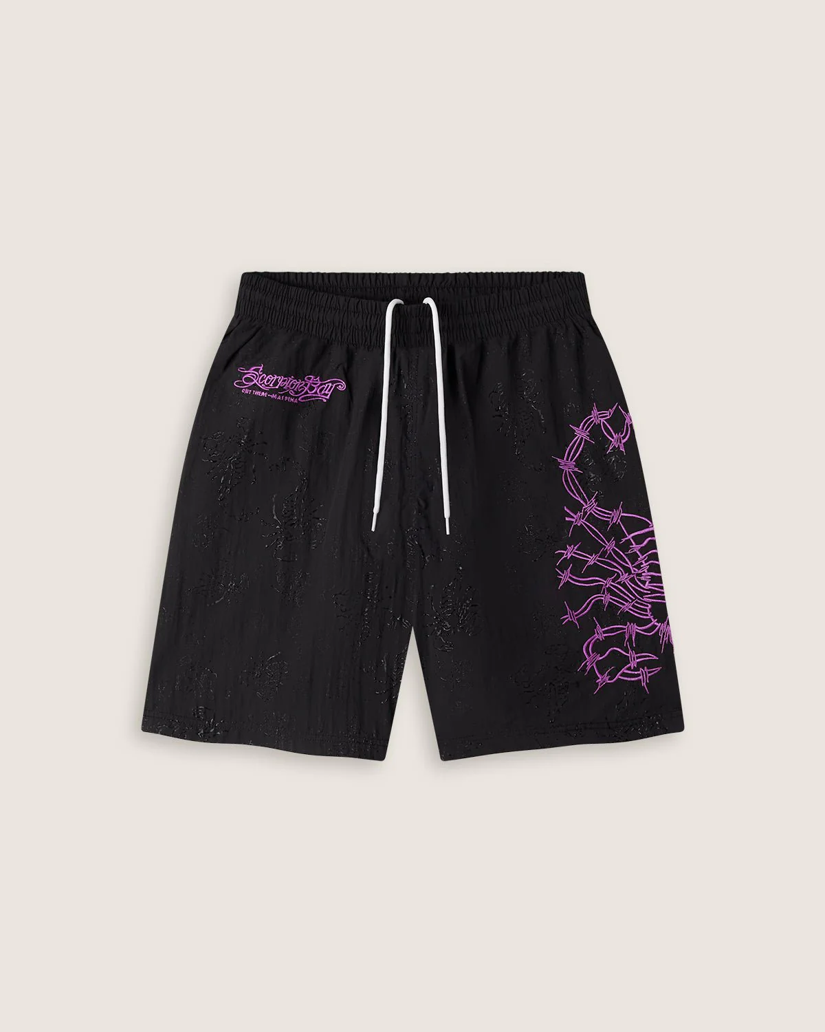 Costume jam con ricami e stampa water sensitive "Scorpion Symbols" uomo - Image 2