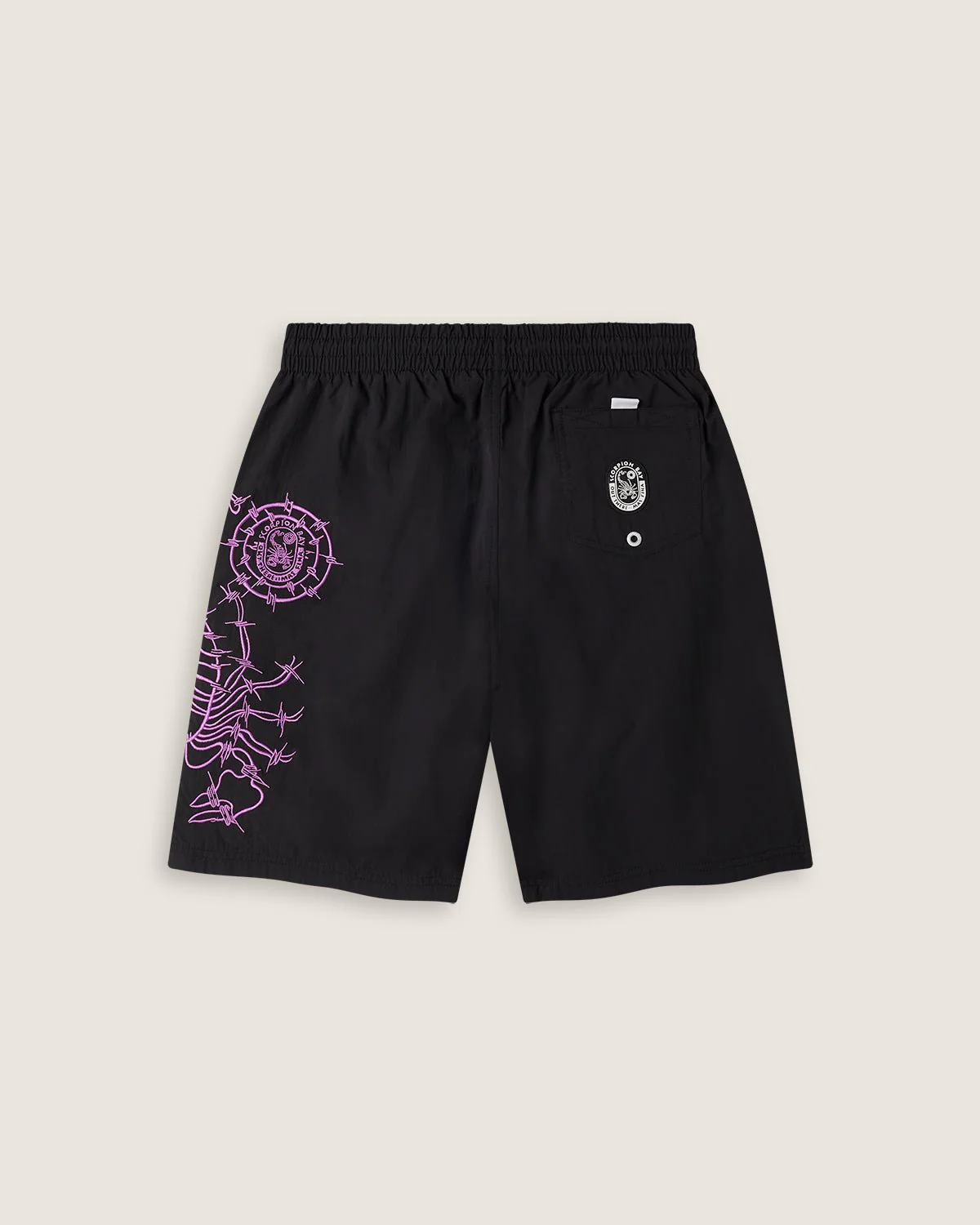 Costume jam con ricami e stampa water sensitive "Scorpion Symbols" uomo - Image 4