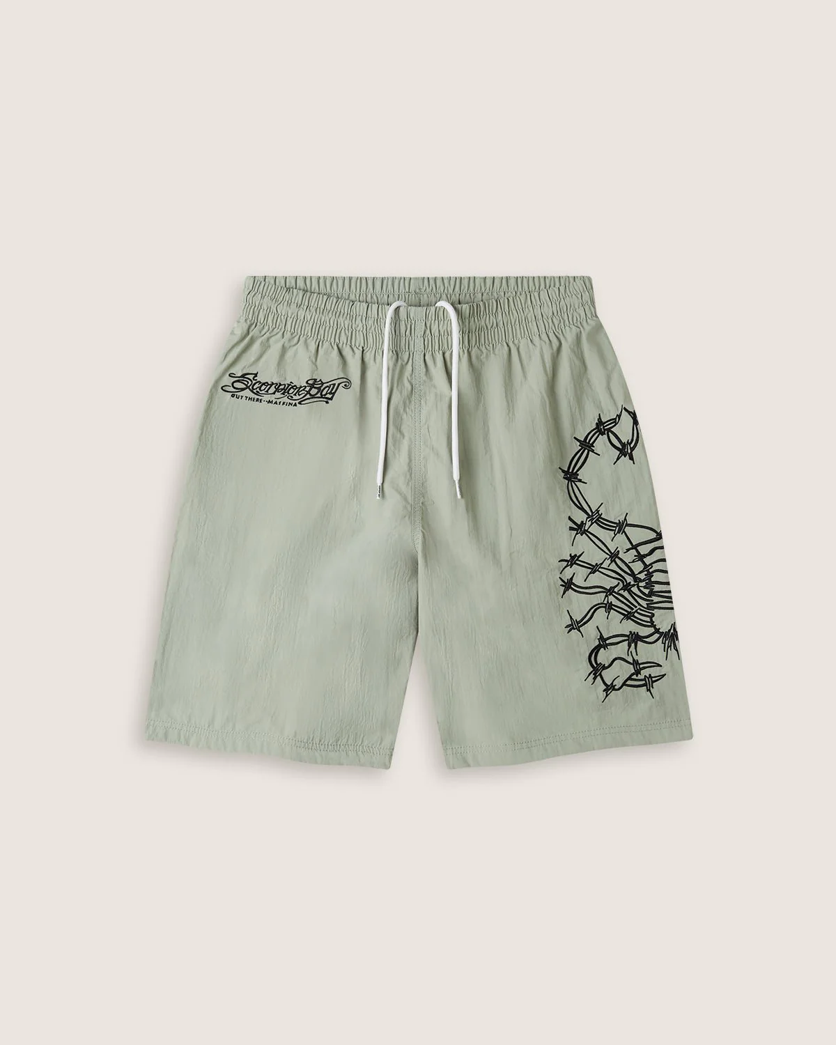 Costume jam con ricami e stampa water sensitive "Scorpion Symbols" uomo