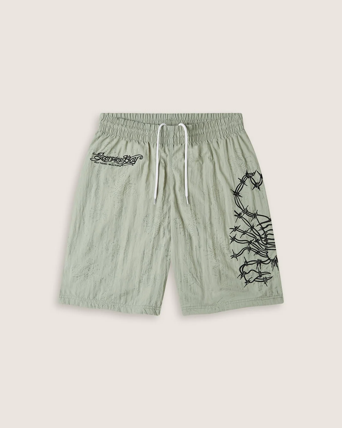 Costume jam con ricami e stampa water sensitive "Scorpion Symbols" uomo - Image 2