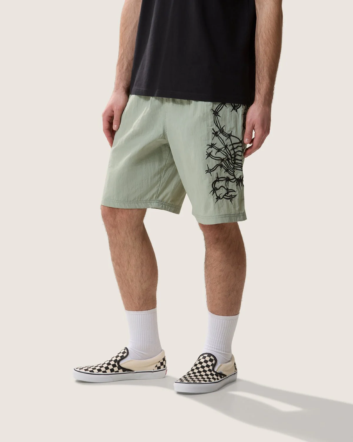 Costume jam con ricami e stampa water sensitive "Scorpion Symbols" uomo - Image 3