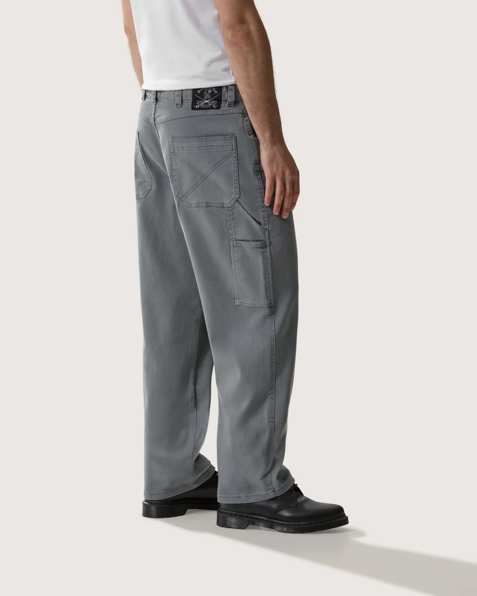 Pantaloni carpenter "Work Hard" uomo - Image 4