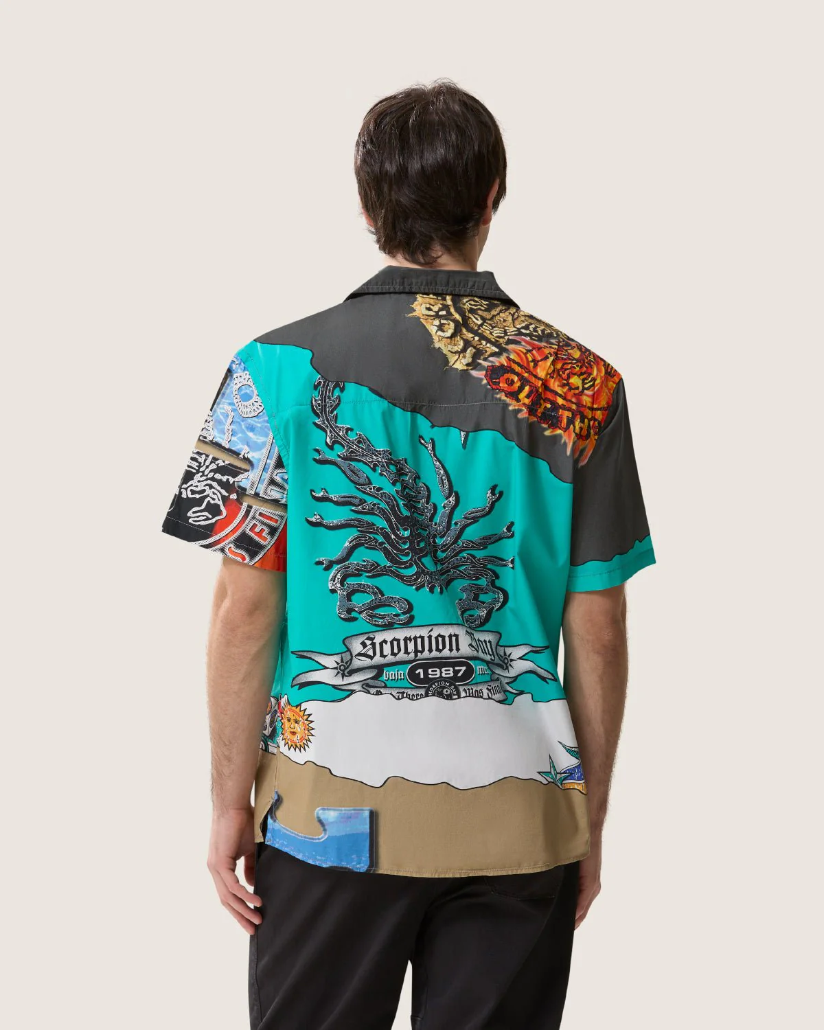 Camicia stampata "Back to the Bay" uomo - Image 4