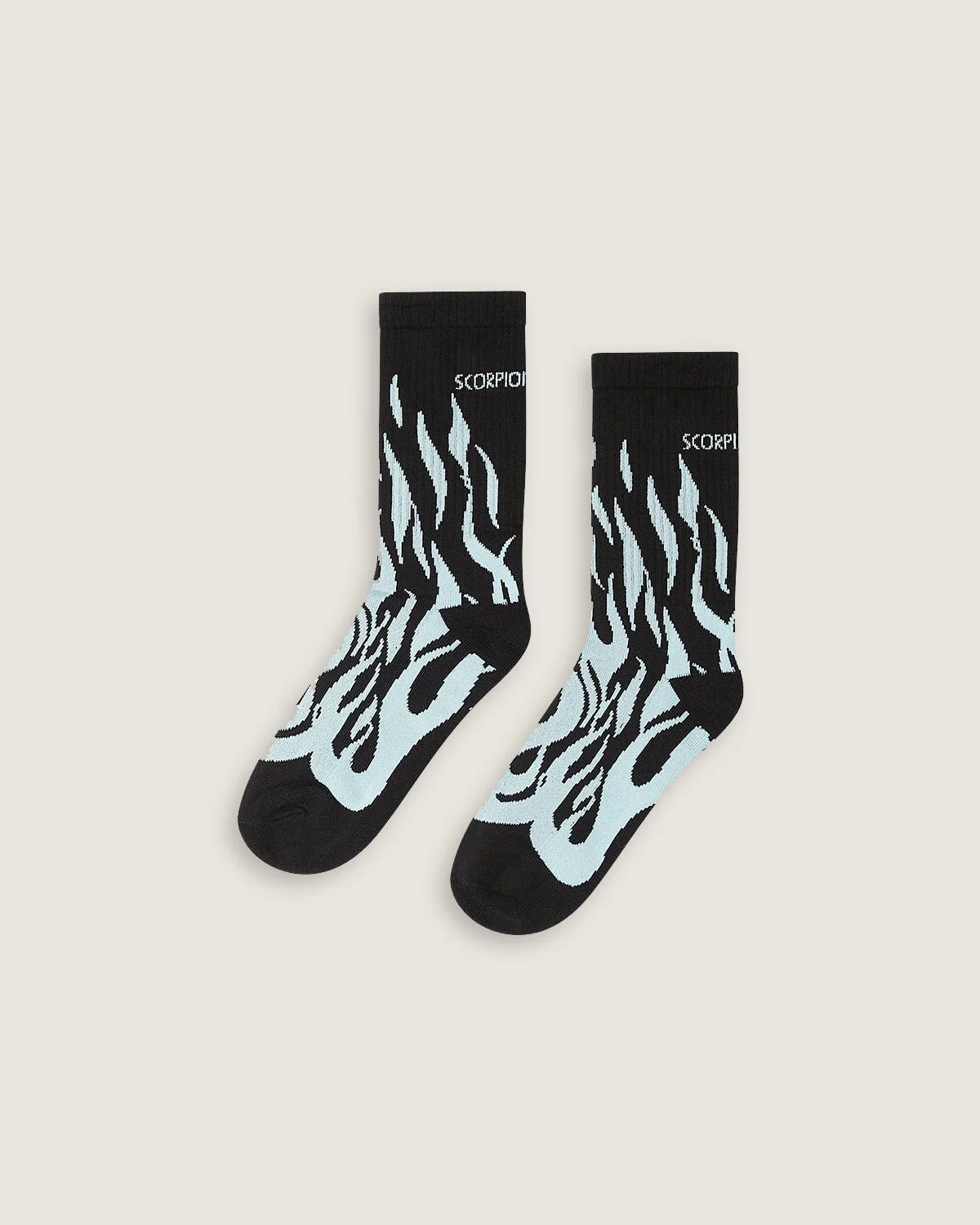 Calze mid jacquard "Dead Flames"