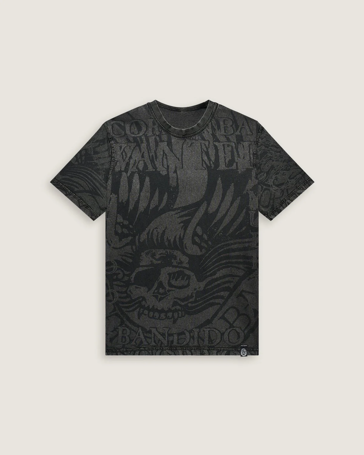 Uomo | T-Shirt Doubleface "Bandido" Color Antracite
