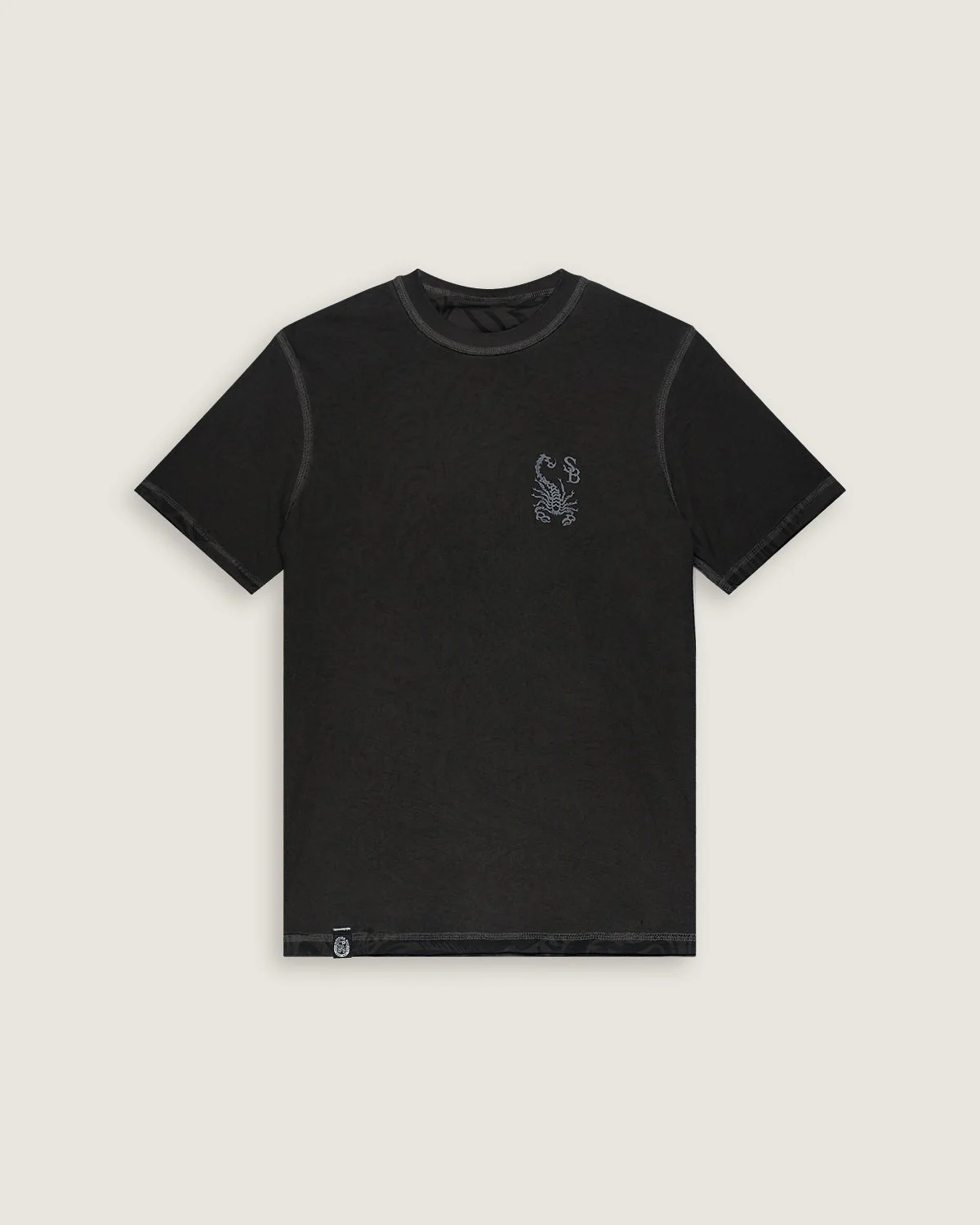 Uomo | T-Shirt Doubleface "Stingada" Color Carbone - Image 2