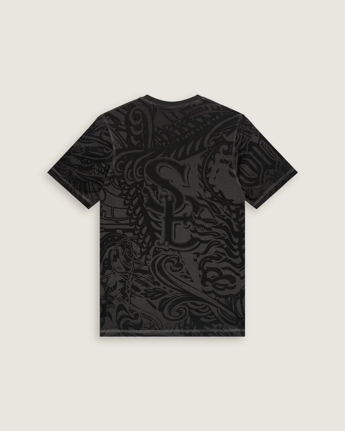 Uomo | T-Shirt Doubleface "Stingada" Color Carbone - Image 3